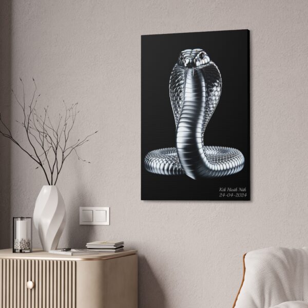 SilverCobra Canvas Painting Stretched, 1.5'' - Afbeelding 4