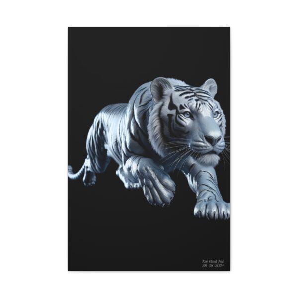 SilverTiger Canvas Painting Stretched, 0.75" - Afbeelding 9