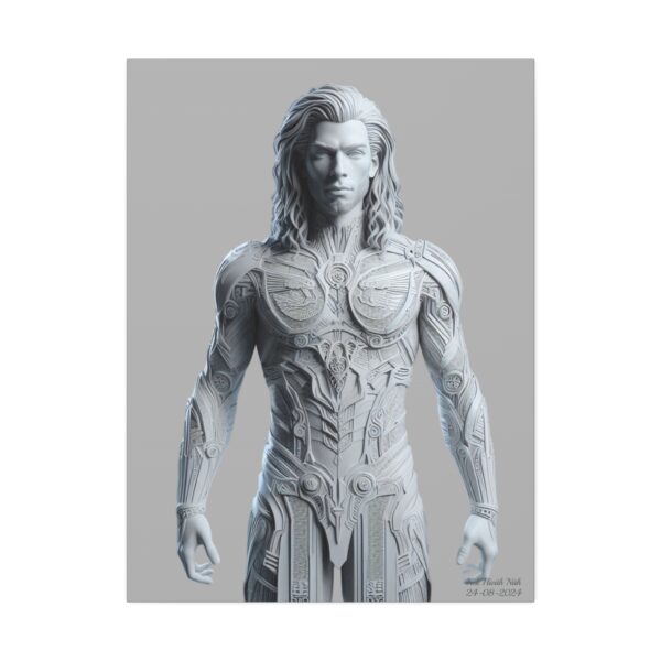 GreyWatcher Canvas Painting Stretched, 1.5'' - Afbeelding 2