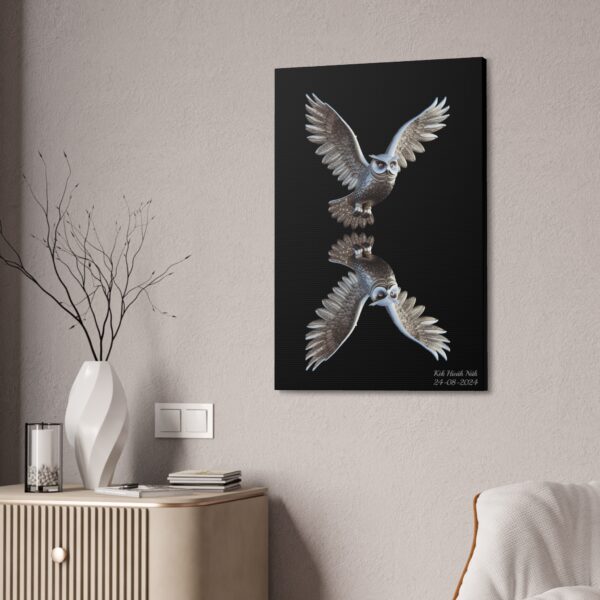 SilverOwl Canvas Painting Stretched, 1.5'' - Afbeelding 4