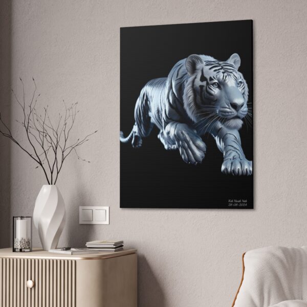 SilverTiger Canvas Painting Stretched, 0.75" - Afbeelding 4