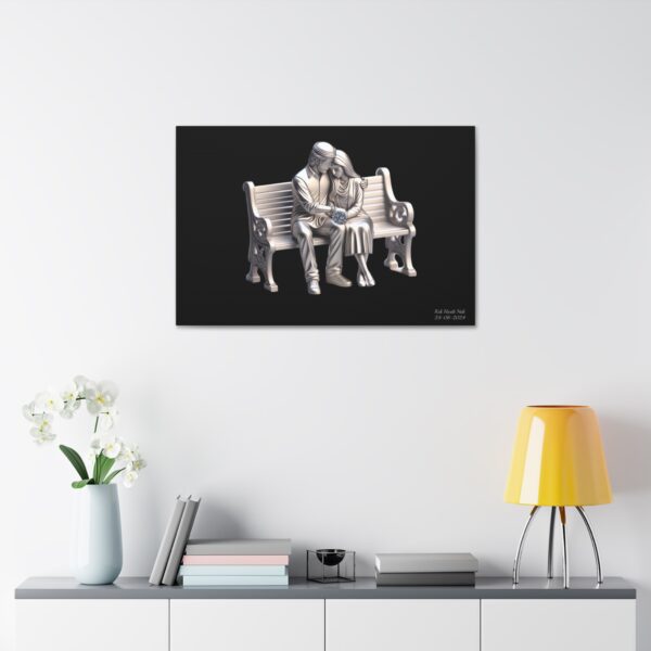 LoveCouple Canvas Painting Stretched, 1.5'' - Afbeelding 7