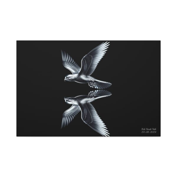 SilverFalcon Canvas Painting Stretched, 1.5''