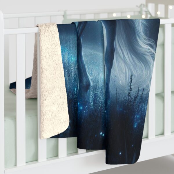 Sherpa Fleece Blanket SilverHorse - Afbeelding 4