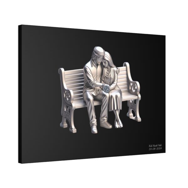 LoveCouple Canvas Painting Stretched, 1.5'' - Afbeelding 2