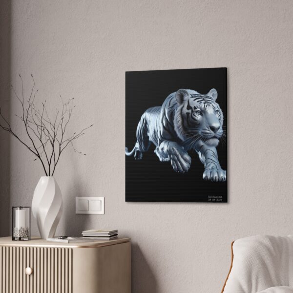 SilverTiger Canvas Painting Stretched, 0.75" - Afbeelding 8