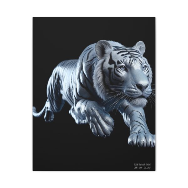 SilverTiger Canvas Painting Stretched, 0.75" - Afbeelding 5