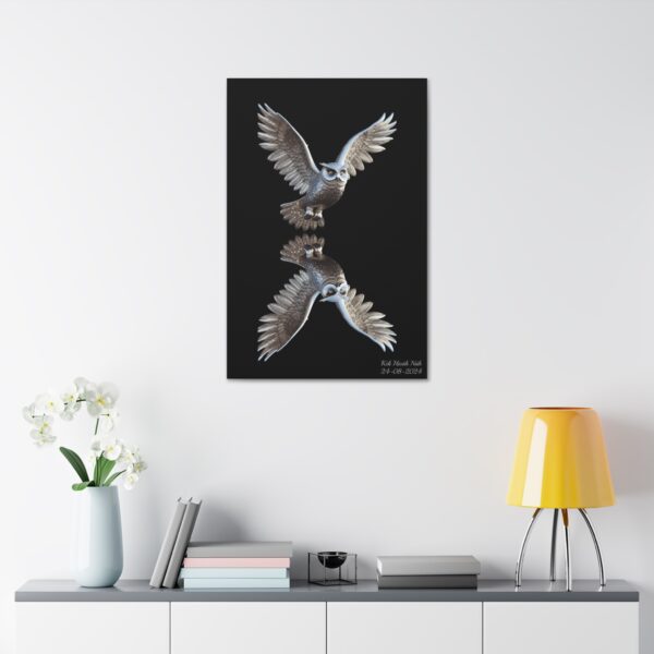 SilverOwl Canvas Painting Stretched, 1.5'' - Afbeelding 3