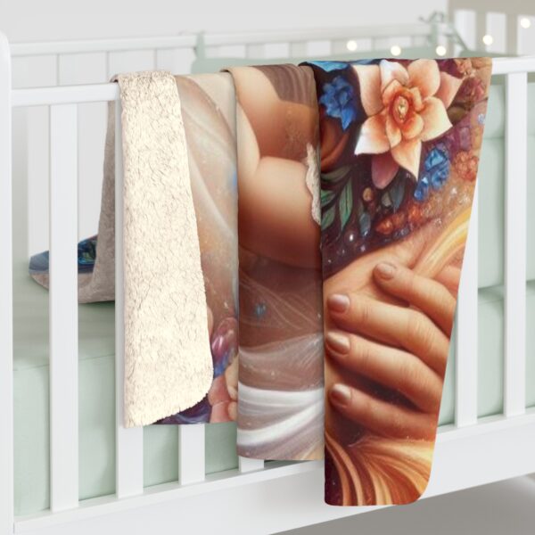 MothersLove Sherpa Fleece Blanket - Afbeelding 4