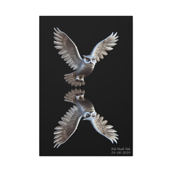 SilverOwl Canvas Painting Stretched, 1.5''