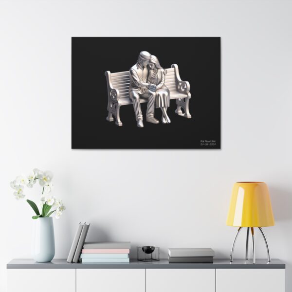 LoveCouple Canvas Painting Stretched, 1.5'' - Afbeelding 3