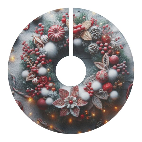 Christmas wreath SnowRed Tree Skirts