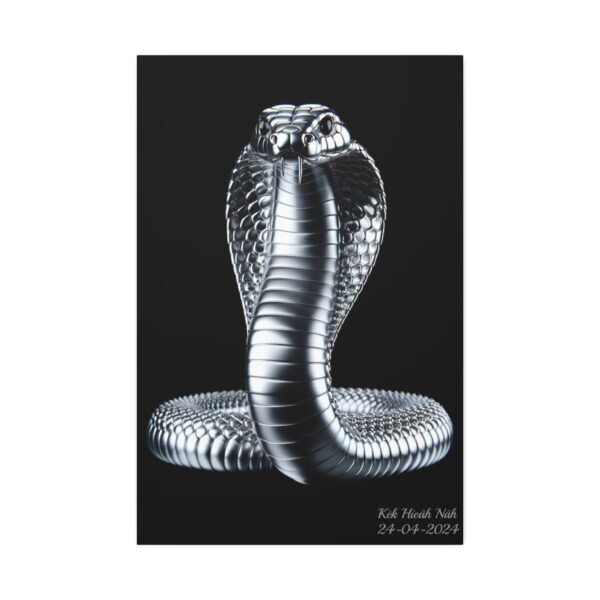SilverCobra Canvas Painting Stretched, 1.5''