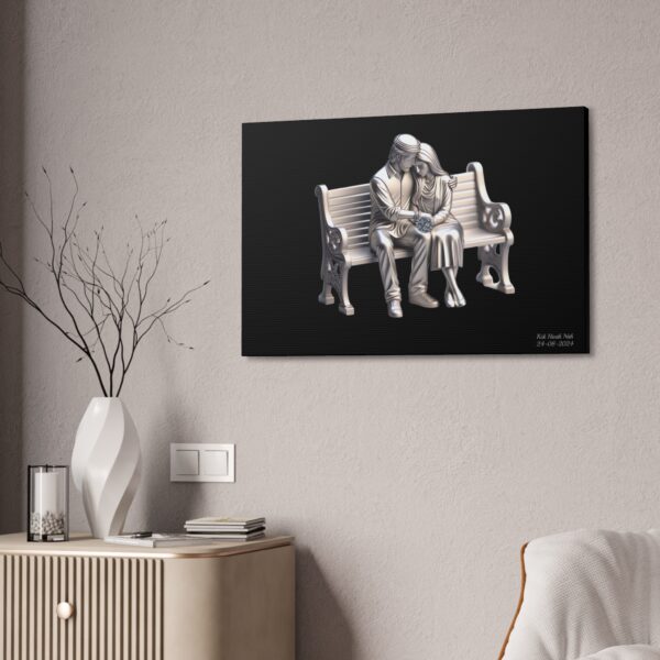 LoveCouple Canvas Painting Stretched, 1.5'' - Afbeelding 8