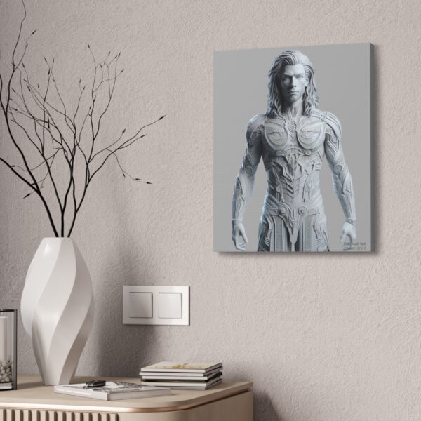 GreyWatcher Canvas Painting Stretched, 1.5'' - Afbeelding 5