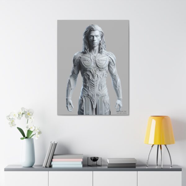 GreyWatcher Canvas Painting Stretched, 1.5'' - Afbeelding 4