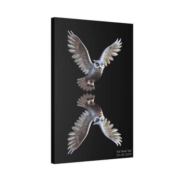 SilverOwl Canvas Painting Stretched, 1.5'' - Afbeelding 2
