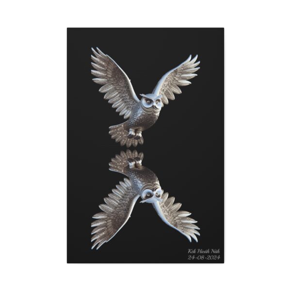 SilverOwl Canvas Painting Stretched, 1.5'' - Afbeelding 5